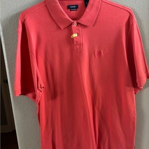 IZOD Men's Vibrant Coral Polo Shirt